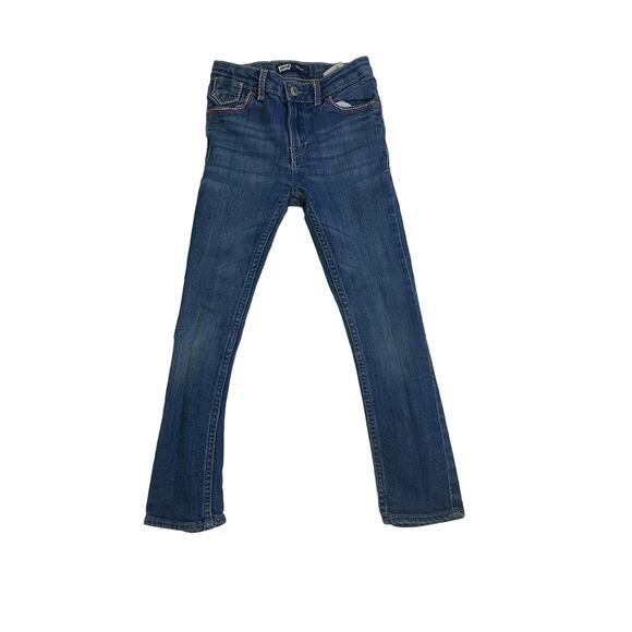 Girl's Levi's Jeans sz 6 adjustable waist tabs - Picture 1 of 6
